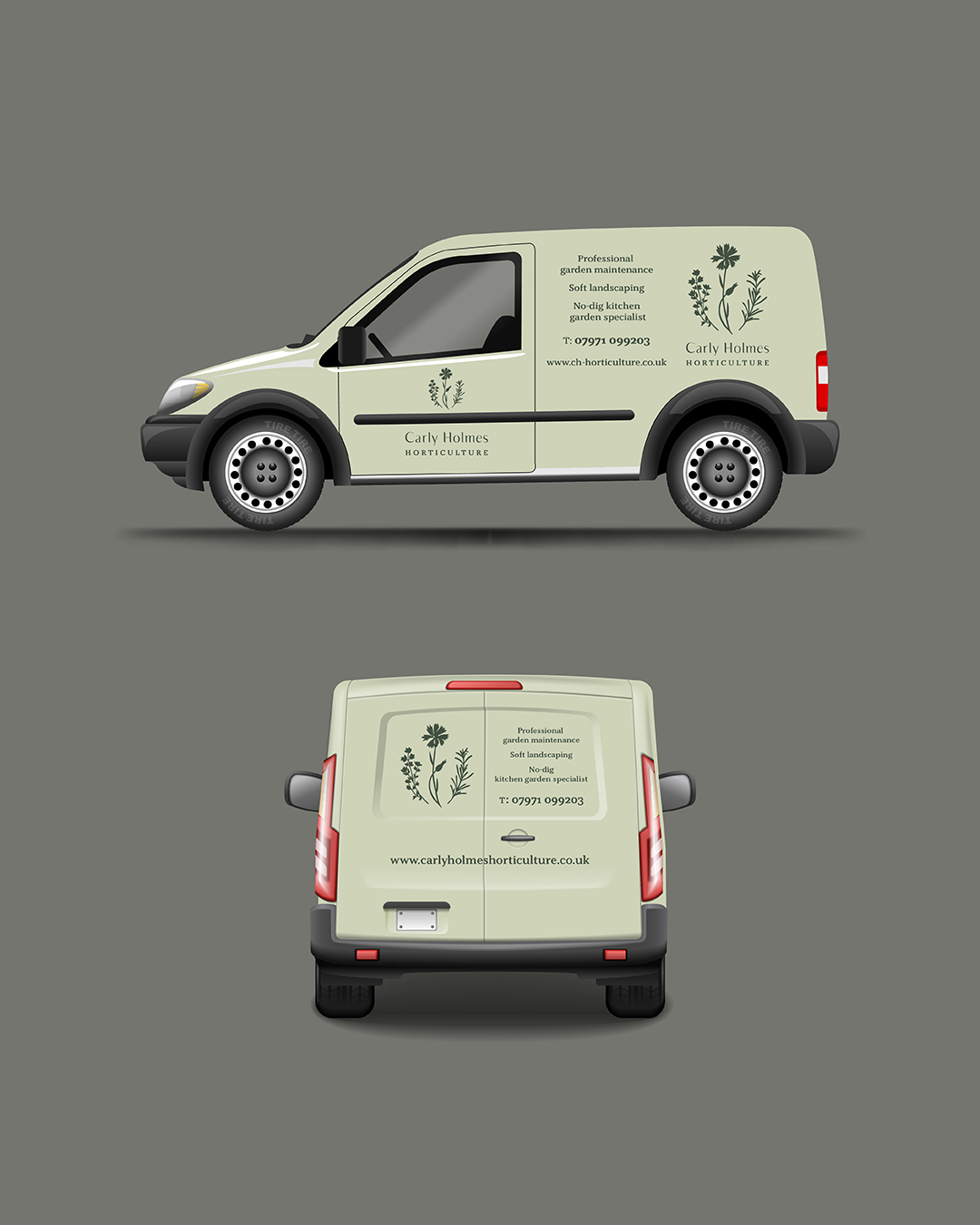 Carly Holmes Horticulture Van