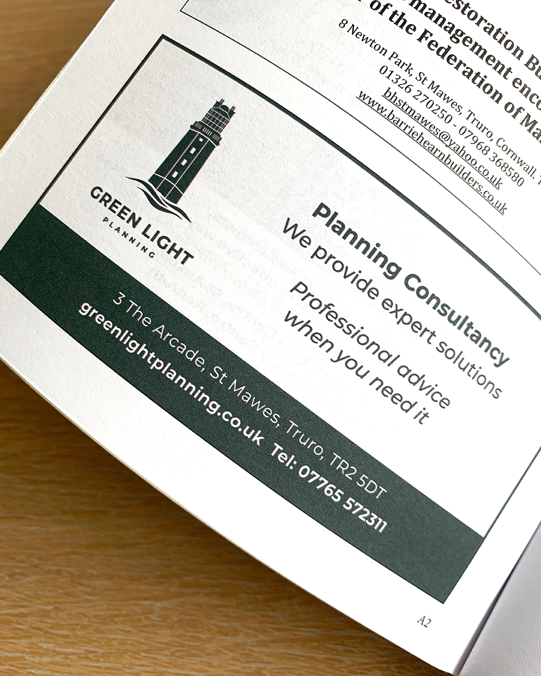 Green Light Planning Advertisement